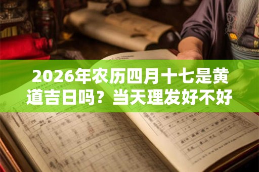 2026年农历四月十七是黄道吉日吗？当天理发好不好？