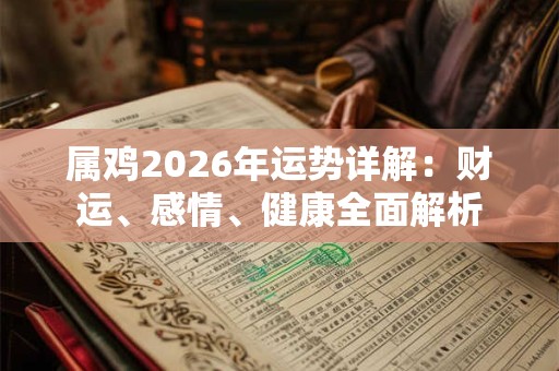 属鸡2026年运势详解：财运、感情、健康全面解析