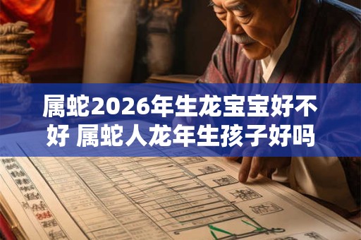属蛇2026年生龙宝宝好不好 属蛇人龙年生孩子好吗