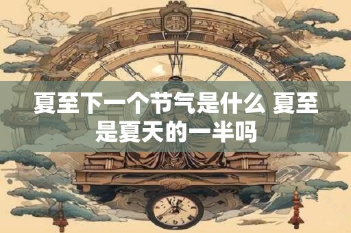 夏至下一个节气是什么 夏至是夏天的一半吗