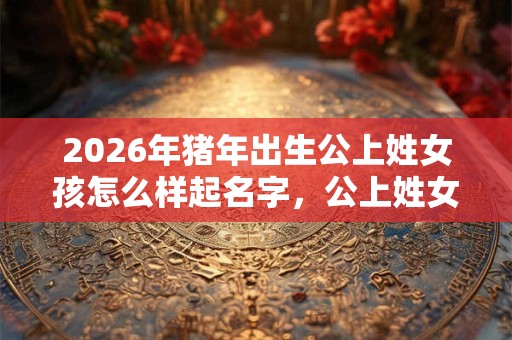 2026年猪年出生公上姓女孩怎么样起名字，公上姓女孩好名推荐