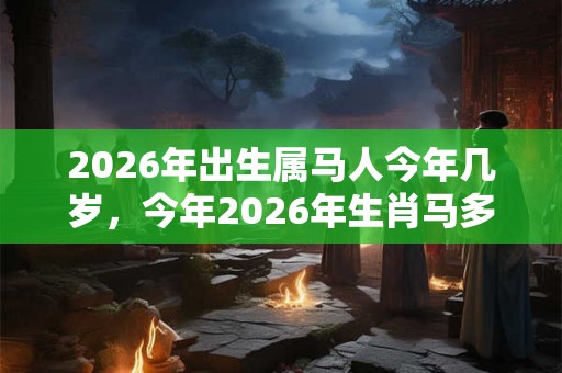 2026年出生属马人今年几岁，今年2026年生肖马多大