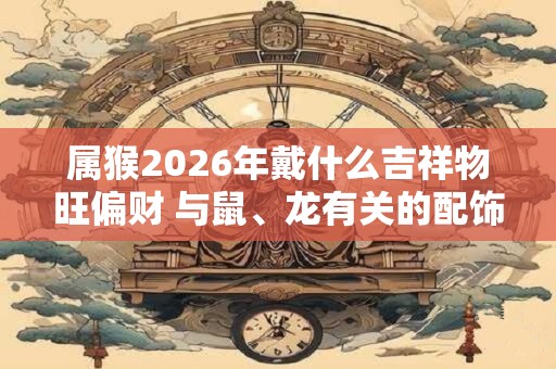 属猴2026年戴什么吉祥物旺偏财 与鼠、龙有关的配饰