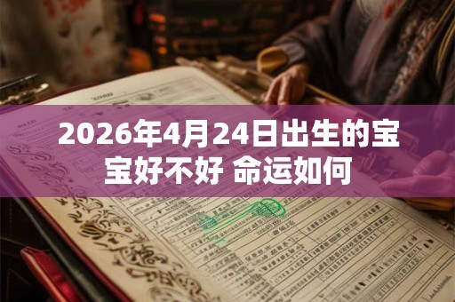 2026年4月24日出生的宝宝好不好 命运如何