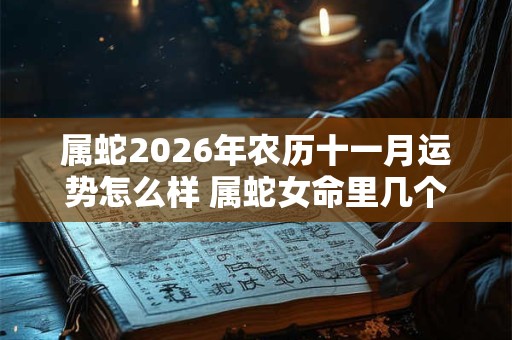 属蛇2026年农历十一月运势怎么样 属蛇女命里几个孩子