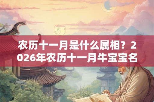 农历十一月是什么属相？2026年农历十一月牛宝宝名字