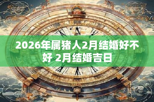 2026年属猪人2月结婚好不好 2月结婚吉日