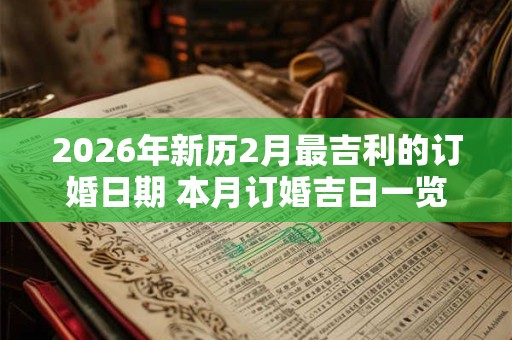 2026年新历2月最吉利的订婚日期 本月订婚吉日一览表