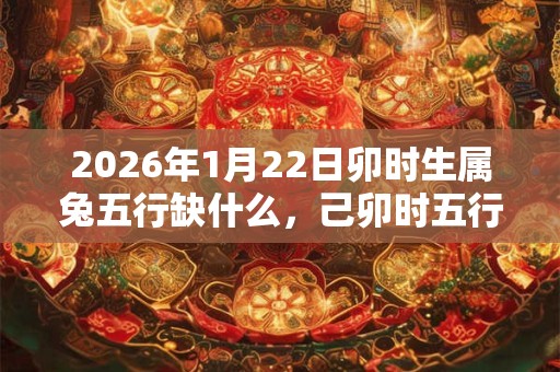 2026年1月22日卯时生属兔五行缺什么，己卯时五行缺什么