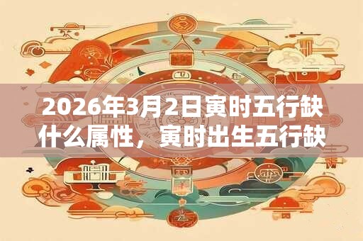 2026年3月2日寅时五行缺什么属性，寅时出生五行缺什么
