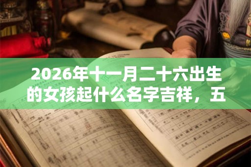 2026年十一月二十六出生的女孩起什么名字吉祥，五行属什么