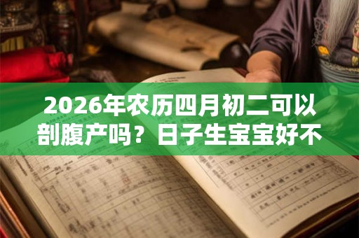 2026年农历四月初二可以剖腹产吗？日子生宝宝好不好？