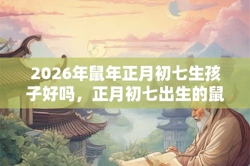 2026年鼠年正月初七生孩子好吗，正月初七出生的鼠宝宝命运