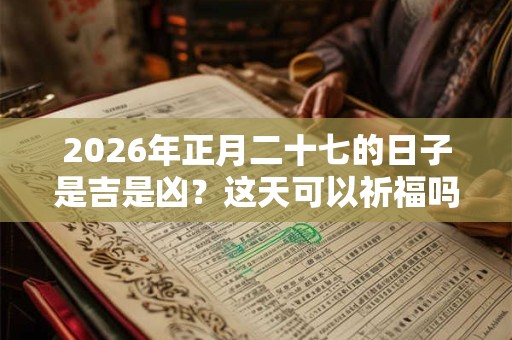 2026年正月二十七的日子是吉是凶？这天可以祈福吗？