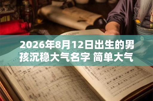 2026年8月12日出生的男孩沉稳大气名字 简单大气名字起名技巧