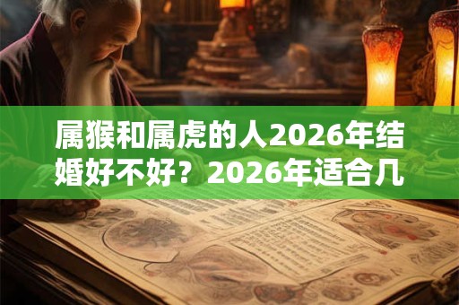 属猴和属虎的人2026年结婚好不好？2026年适合几月结婚？