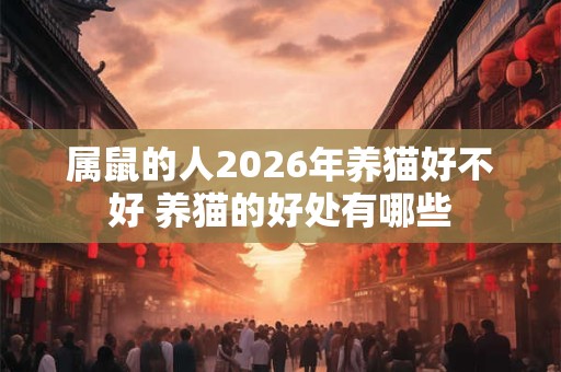 属鼠的人2026年养猫好不好 养猫的好处有哪些