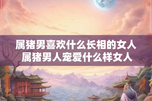 属猪男喜欢什么长相的女人 属猪男人宠爱什么样女人