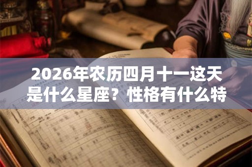 2026年农历四月十一这天是什么星座？性格有什么特点？