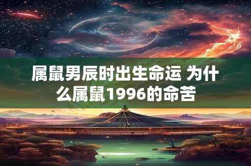 属鼠男辰时出生命运 为什么属鼠1996的命苦