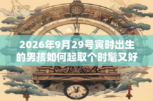 2026年9月29号寅时出生的男孩如何起取个时髦又好听的名字和五行属性