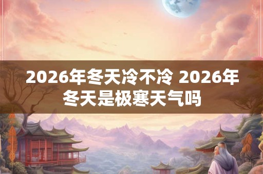 2026年冬天冷不冷 2026年冬天是极寒天气吗