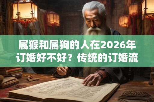 属猴和属狗的人在2026年订婚好不好？传统的订婚流程？