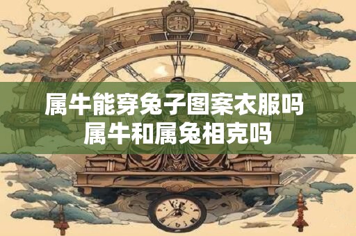 属牛能穿兔子图案衣服吗 属牛和属兔相克吗