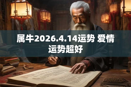 属牛2026.4.14运势 爱情运势超好