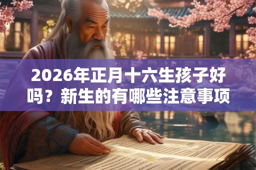 2026年正月十六生孩子好吗？新生的有哪些注意事项？