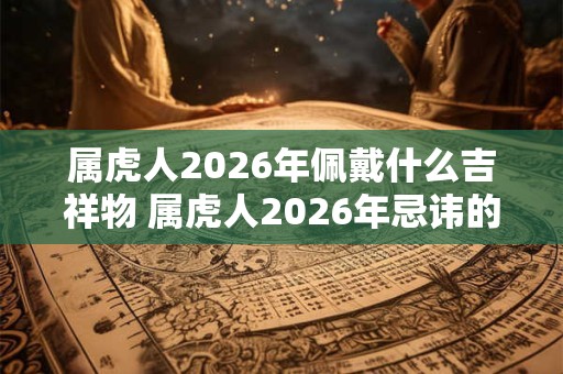 属虎人2026年佩戴什么吉祥物 属虎人2026年忌讳的颜色