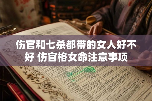 伤官和七杀都带的女人好不好 伤官格女命注意事项 伤官和七杀都带的女人好不好 伤官格女命注意事项