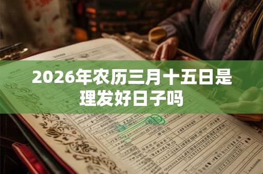 2026年农历三月十五日是理发好日子吗