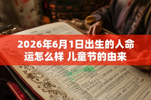 2026年6月1日出生的人命运怎么样 儿童节的由来