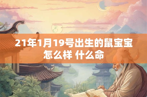 21年1月19号出生的鼠宝宝怎么样 什么命