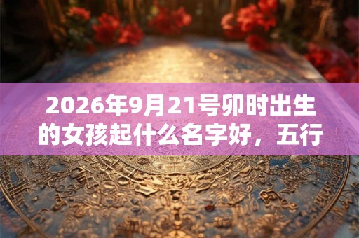 2026年9月21号卯时出生的女孩起什么名字好，五行属什么
