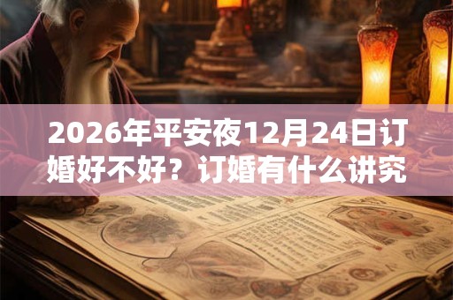 2026年平安夜12月24日订婚好不好？订婚有什么讲究和禁忌？
