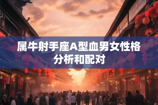 属牛射手座A型血男女性格分析和配对