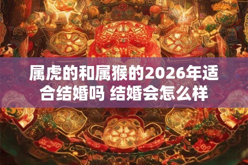 属虎的和属猴的2026年适合结婚吗 结婚会怎么样
