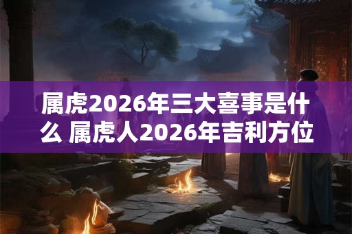 属虎2026年三大喜事是什么 属虎人2026年吉利方位