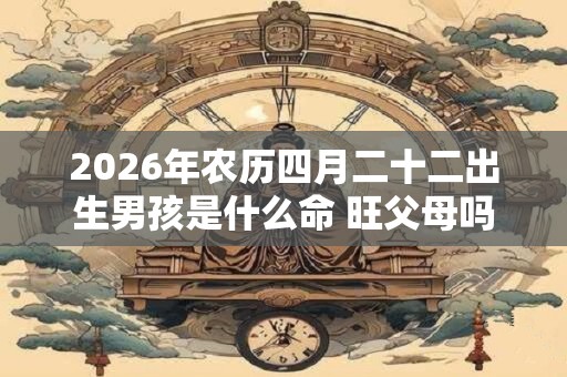 2026年农历四月二十二出生男孩是什么命 旺父母吗