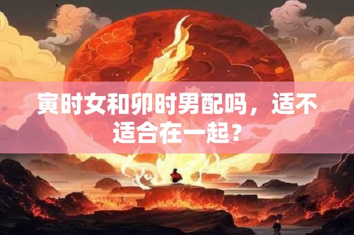 寅时女和卯时男配吗，适不适合在一起？