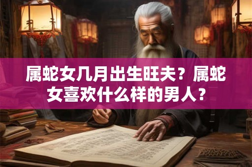 属蛇女几月出生旺夫？属蛇女喜欢什么样的男人？