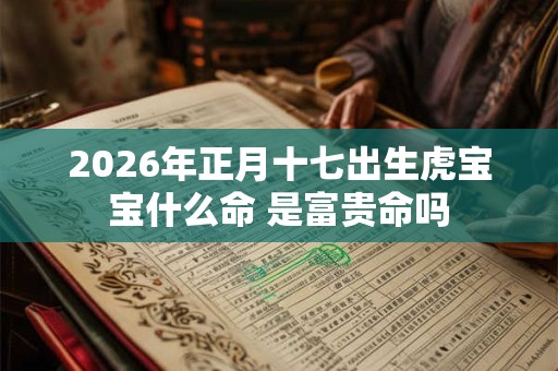 2026年正月十七出生虎宝宝什么命 是富贵命吗
