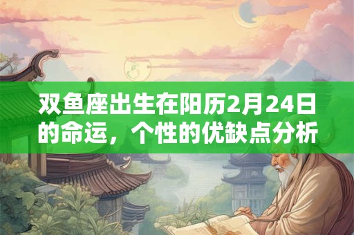 双鱼座出生在阳历2月24日的命运，个性的优缺点分析