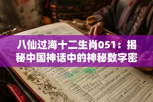 八仙过海十二生肖051：揭秘中国神话中的神秘数字密码