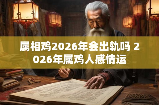 属相鸡2026年会出轨吗 2026年属鸡人感情运