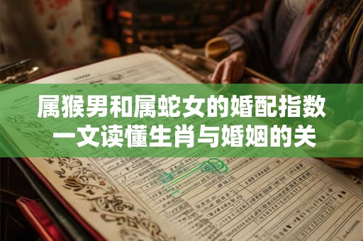 属猴男和属蛇女的婚配指数 一文读懂生肖与婚姻的关系