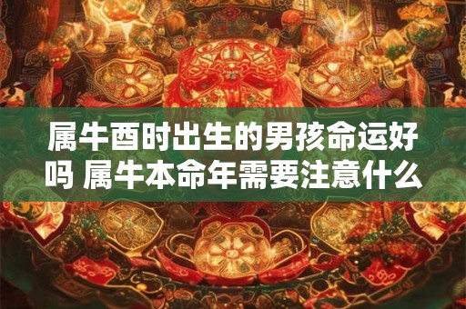 属牛酉时出生的男孩命运好吗 属牛本命年需要注意什么