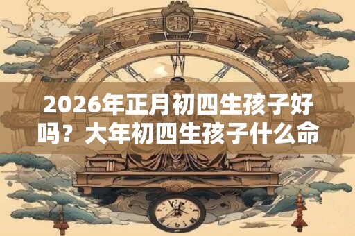 2026年正月初四生孩子好吗？大年初四生孩子什么命？